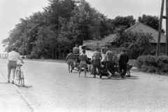 Magyarország,Balaton, Badacsonytomaj, 1963, Chuckyeager tumblr, motorcsónak, szállítás, Fortepan #143080