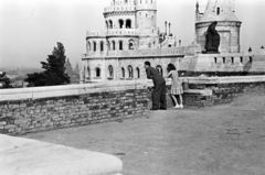 Magyarország, Halászbástya,budai Vár, Budapest I., 1959, Chuckyeager tumblr, Budapest, Schulek Frigyes-terv, Fortepan #143181