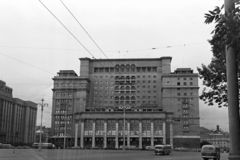 Oroszország, Moszkva, Manézs tér, Moszkva Szálló., 1960, Chuckyeager tumblr, középület, modern építészet, Fortepan #143241