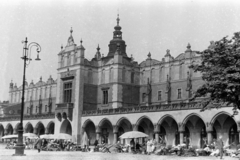 Lengyelország, Krakkó, Rynek Glówny, a város főtere, Posztócsarnok (Sukiennice)., 1966, Chuckyeager tumblr, Fortepan #143289