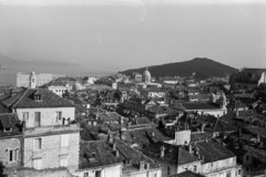 Horvátország,Adria, Dubrovnik, kilátás a Minčeta erődből az óvárosra, távolabb a Lokrum-sziget., 1963, Chuckyeager tumblr, Fortepan #143427