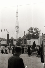 Magyarország, Városliget,Budapesti Nemzetközi Vásár, Budapest XIV., 1939, Chuckyeager tumblr, antenna, kiállítás, rádiózás, Budapest, Magyar Királyi Dohányjövedék, Ganz-márka, Fortepan #143441