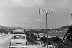 Horvátország,Adria, Seget Donji, jobbra a távolban Trogir., 1960, Chuckyeager tumblr, Jugoszlávia, rendszám, Moszkvics 407, Fortepan #143445