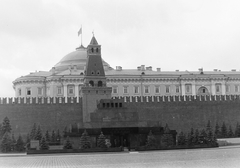 Oroszország, Moszkva, Vörös tér, Lenin mauzóleum., 1958, Szent-tamási Mihály, Szovjetunió, mauzóleum, Alexej Scsucsev-terv, Fortepan #14351