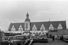 Germany, Leipzig, Markt, Régi Városháza., 1960, Chuckyeager tumblr, GDR, BMW 501/502, Fortepan #143614