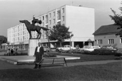 Magyarország, Hajdúszoboszló, Hősök tere, Bocskai István lovasszobra (Marton László, 1972.)., 1972, Chuckyeager tumblr, Fortepan #143743