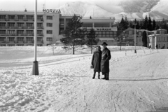 Slovakia, High Tatras, Tatranská Lomnicá, Morava Hotel., 1965, Chuckyeager tumblr, Czechoslovakia, winter, Fortepan #143798