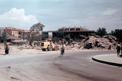 Észak-Macedónia, Szkopje, a felvétel az 1963. július 26-án bekövetkezett, a Richter-skála szerinti 6,1-es erősségű földrengés után készült., 1963, Chuckyeager tumblr, színes, földrengés, Fortepan #143952