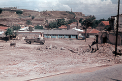 Észak-Macedónia, Szkopje, a felvétel az 1963. július 26-án bekövetkezett, a Richter-skála szerinti 6,1-es erősségű földrengés után készült., 1963, Chuckyeager tumblr, színes, földrengés, Fortepan #143953