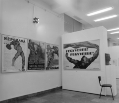 "Forradalmi művészet kiállítás", 1976, Magyar Nemzeti Galéria/Adattári Gyűjtemény, poster, exhibition, Fortepan #144063