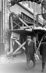 Magyarország, Budapest VII., Baross tér., 1960, Fortepan, építkezés, utcakép, neonreklám, Budapest, Fortepan #1441