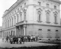 Magyarország,Balaton, Keszthely, a Festetics-kastély déli szárnya., 1953, Baráth Endre, múzeum, barokk-stílus, palota, Viktor Rumpelmayer-terv, Gustav Haas-terv, Maximilian Paschkisch-terv, Fortepan #14602