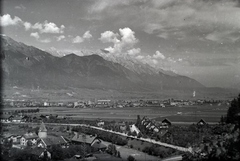 Ausztria, Innsbruck, panoráma északkelet felé., 1938, Sattler Katalin, látkép, felhő, hegycsúcs, Fortepan #146161