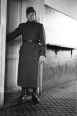 1942, Barbjerik Ferenc, barrack, soldier, standing in door, Fortepan #148322