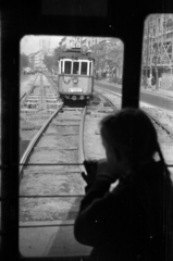 Magyarország, Budapest VII., Erzsébet (Lenin) körút a Royal Szállótól az Oktogon (November 7. tér) felé nézve., 1955, Barbjerik Ferenc, villamos, Budapest, viszonylatszám, Fortepan #148414