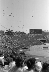 Magyarország, Népstadion, Budapest XIV., a felvétel a Béke és Barátság sportünnepély főpróbája alkalmával készült, 1959. június 18-án., 1959, Barbjerik Ferenc, Budapest, Fortepan #148457