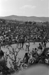 Hungary, Budapest XIII., Dagály (Szabadság) fürdő., 1958, Barbjerik Ferenc, Budapest, beach, Fortepan #148508