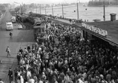 Hungary, Budapest II., Árpád fejedelem útja a Margit híd budai hídfőjénél, a szentendrei HÉV végállomása., 1962, Barbjerik Ferenc, Budapest, Fortepan #148677