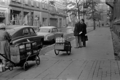 Lengyelország, Katowice, ulica Mariacka az ulica Mielęckiego felé nézve., 1963, Barbjerik Ferenc, Fortepan #148728