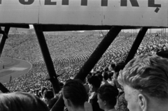 Lengyelország, Chorzów, Śląski Stadion, Lengyelország - Magyarország (1:1) labdarúgó-mérkőzés 1966. május 3-án., 1966, Barbjerik Ferenc, Fortepan #148730