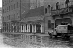 Magyarország, Budapest II., Margit körút (Mártírok útja) 14., Paksi Halászcsárda., 1963, Barbjerik Ferenc, teherautó, utcakép, Budapest, Fortepan #148735