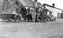 1937, Négyesi Pál, oldalkocsis motorkerékpár, Fortepan #14876