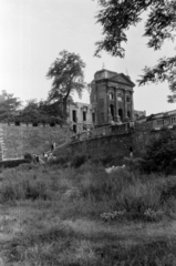 Magyarország, Budapest I., szemben a Király lépcső, fenn a Dísz téren a Honvéd Főparancsnokság lerombolt épülete., 1963, Barbjerik Ferenc, Budapest, Fortepan #148791