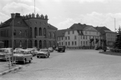 Németország, Neustrelitz, Markt, balra a Városháza., 1964, Barbjerik Ferenc, NDK, Fortepan #148824