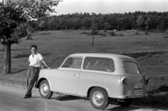 1965, Fortepan/Album027, Trabant-brand, number plate, Fortepan #148925