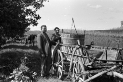 1957, Fortepan/Album027, chariot, Fortepan #148993