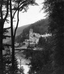 Hungary, Lillafüred, Miskolc, Palotaszálló., 1932, Barna Ádám, hotel, picture, Renaissance Revival, Kálmán Lux-design, Fortepan #14920