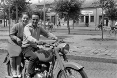 Magyarország, Szombathely, Szent Márton (Tolbuhin) út., 1959, Fortepan/Album027, motorkerékpár, Fortepan #149226