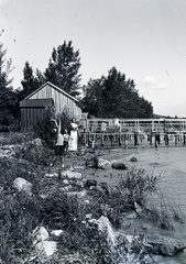 1920, Tóth Árpád, excursion, pier, Fortepan #149472