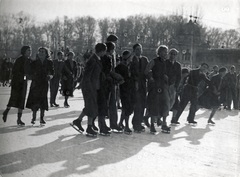 Hungary, Budapest XIV., Műjégpálya., 1936, Szöllősy Kálmán, skating, Budapest, Fortepan #149504