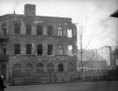 Magyarország, Budapest VIII., az Illés utca 13. bontása a Köris utcától nézve., 1972, Homoródy Károly, Budapest, Fortepan #150475