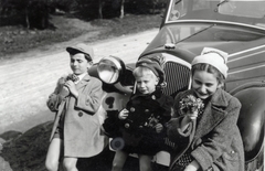 1941, Varga Csaba dr., DKW-brand, kids, automobile, Fortepan #150561