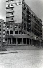 Ukrajna, Harkov, Szabadság (Dzerzsinszkij) tér, Hotel Harkov., 1943, Varga Csaba dr., szálloda, Fortepan #150842