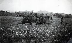 Románia,Erdély, magyar légvédelmi üteg. A felvétel a magyar csapatok bevonulása idején készült., 1940, Varga Csaba dr., területgyarapodás, Gamma-márka, lőelemképző, légvédelem, Fortepan #151047