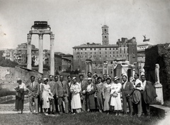 Italy, Rome, Forum Romanum, háttérben a Capitolium., 1935, Halmosi Sándor, Roman Empire, Fortepan #151307