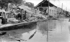 Romania,Transylvania, Satu Mare, a felvétel az 1970. május 14-én történt árvízi katasztrófa után készült., 1970, Zajh Ferenc, flood, Fortepan #151510