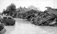 Romania,Transylvania, Satu Mare, a felvétel az 1970. május 14-én történt árvízi katasztrófa után készült., 1970, Zajh Ferenc, flood, Fortepan #151512