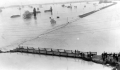 Romania,Transylvania, Satu Mare, a felvétel az 1970. május 14-én történt árvízi katasztrófa után készült., 1970, Zajh Ferenc, flood, Fortepan #151517