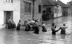 Romania,Transylvania, Satu Mare, a felvétel az 1970. május 14-én történt árvízi katasztrófa után készült., 1970, Zajh Ferenc, flood, Fortepan #151519