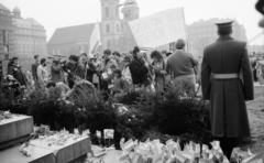 Hungary, Budapest V., Petőfi tér, március 15-i ünnepség és politikai demonstráció., 1989, Szigetváry Zsolt, Budapest, regime change, Fortepan #152072