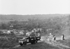 Hungary, Bér, a Volán Tröszt teherautócross versenye., 1978, MHSZ, commercial vehicle, ZIL-brand, car race, Fortepan #15300