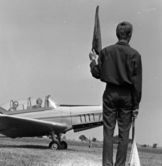 Zlin-326->326M Trener Master típusú repülőgép., 1965, MHSZ, transport, Czechoslovak brand, airplane, airport, Zlin-brand, Fortepan #15369