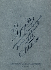 1911, Karsai György, photographer, verso, studio, Fortepan #153827