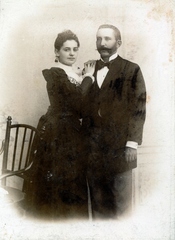 1911, Karsai György, couple, Fortepan #153857