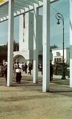 Magyarország, Városliget,Budapesti Nemzetközi Vásár, Budapest XIV., 1942, Szekrényesy Réka, színes, jelkép, Budapest, Fortepan #153946