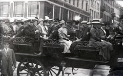 Germany, Hamburg, Jungfernstieg, jobbra szemben a Grosse Bleichen., 1917, Szesztay család, sightseeing, Fortepan #154138